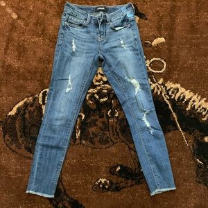 Very Flattering Distressed Skinny Jean